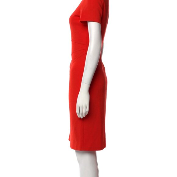 St. John Red Sheath Dress - Picture 2 of 3